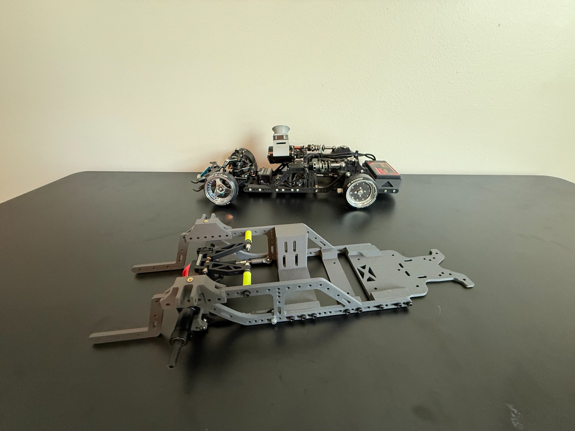 RC Drift Chassis in PA12-CF