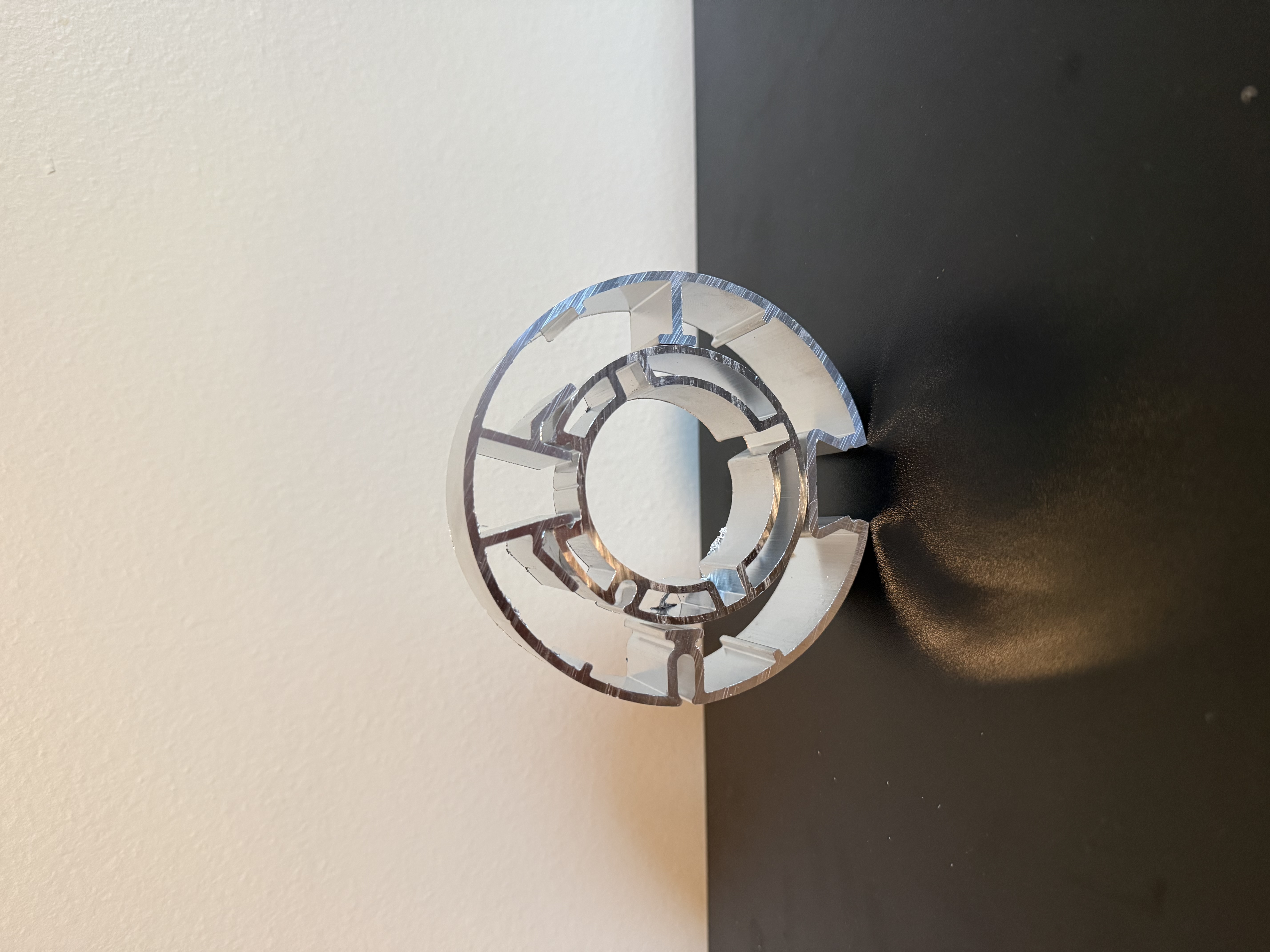 Screen Roller — CNC Machined Ring Detail